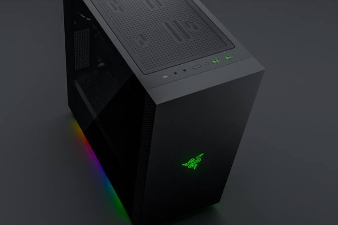 jp Razer トマホークATX 一色 PN8214 パソコンのコンポーネント