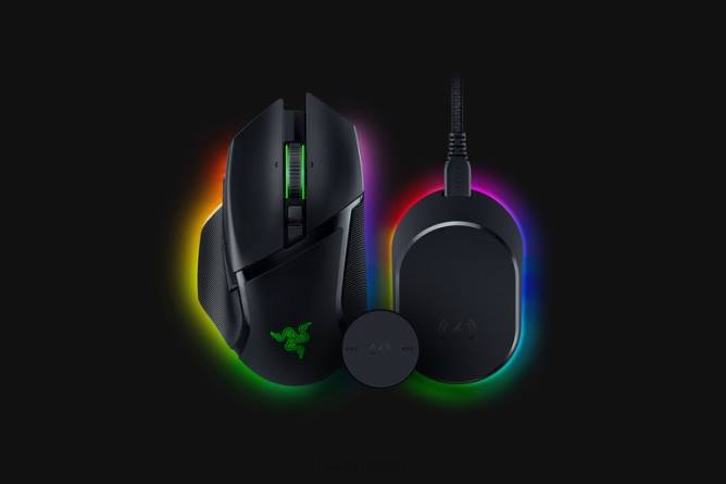 jp Razer Basilisk v3 プロ + マウスドックプロバンドル 一色 PN8230 ネズミ