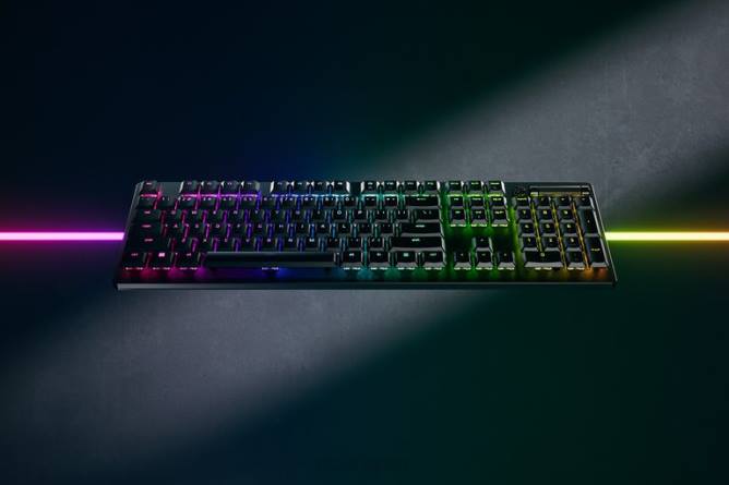 jp Razer Deathstalker v2 pro - リニア光スイッチ - 米国 黒 PN8265 キーボード