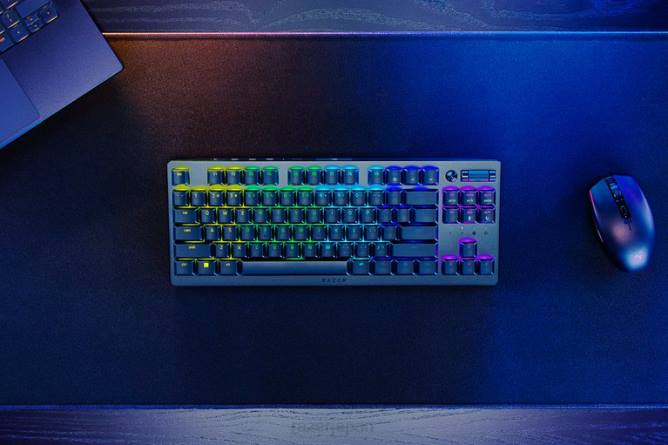 jp Razer Deathstalker v2 pro tenkeyless - クリック感のある光学式スイッチ - 米国 黒 PN8266 キーボード