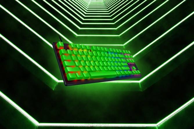 jp Razer ハンツマントーナメントエディション - 私たち 緑 PN8274 キーボード