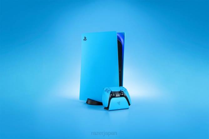 jp Razer PS5用急速充電スタンド 青 PN82171 コンソール