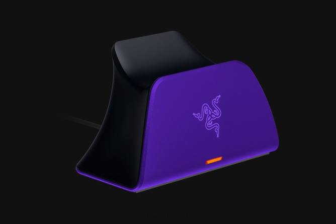 jp Razer PS5用急速充電スタンド 紫 PN82172 コンソール