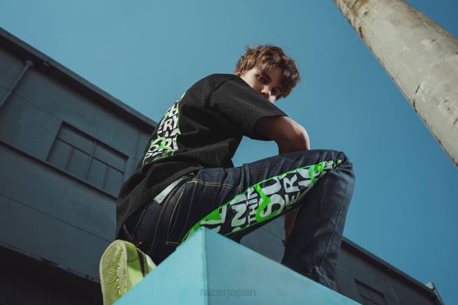 jp Razer エビス ダイコック プリント Tシャツ 一色 PN82191 衣服