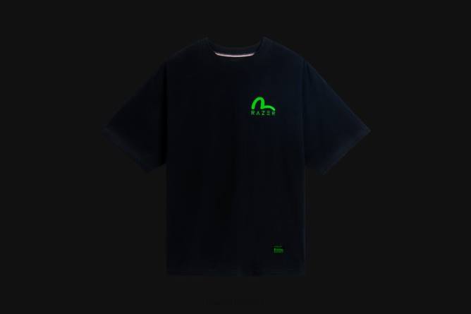 jp Razer エビス ダイコック プリント Tシャツ 一色 PN82191 衣服