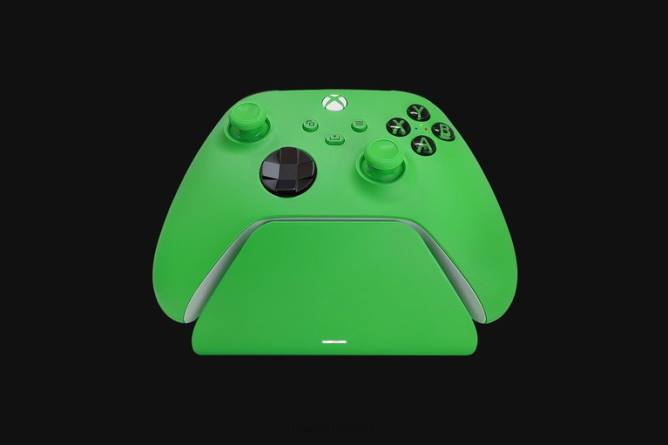 jp Razer Xbox 用ユニバーサル急速充電スタンド - ベロシティ グリーン 一色 PN82168 コンソール