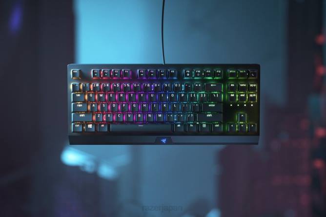 jp Razer blackwidow v3 テンキーレス - 黄色のスイッチ - 米国 黒 PN8262 キーボード