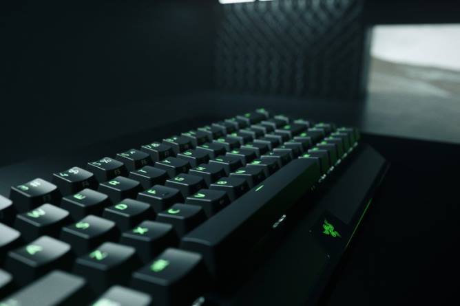 jp Razer blackwidow v3 ミニ ハイパースピード - 黄色のスイッチ - 米国 黒 PN8263 キーボード