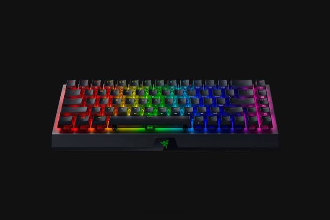 jp Razer blackwidow v3 ミニ ハイパースピード - ファントム エディション - イエロー スイッチ - 米国 黒 PN8264 キーボード