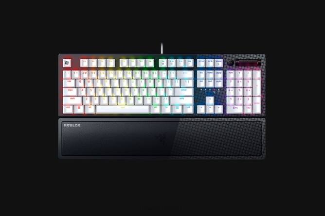 jp Razer blackwidow v3 - グリーン スイッチ - 米国 - roblox エディション 白 PN8259 キーボード