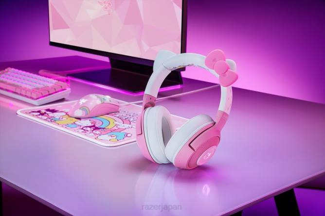 jp Razer クラーケン bt - ハローキティと友達のエディション 一色 PN82106 コンテンツ制作