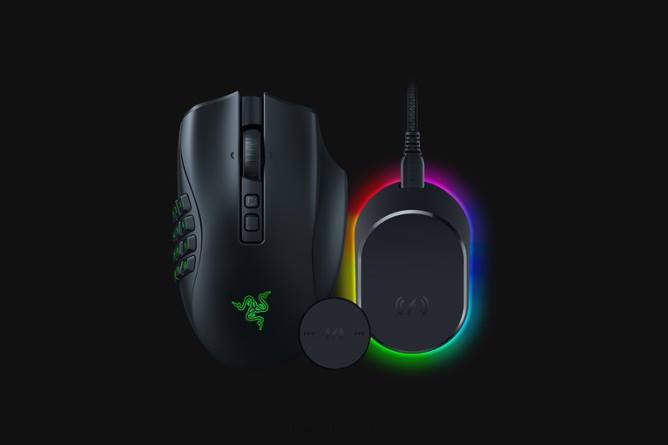 jp Razer naga v2 プロ + マウスドックプロバンドル 一色 PN8244 ネズミ
