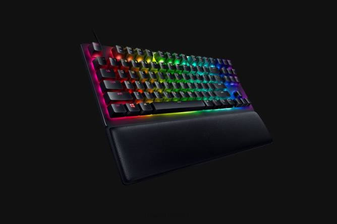 jp Razer ハンツマン v2 テンキーレス - クリック感のある光スイッチ - 米国 黒 PN8271 キーボード