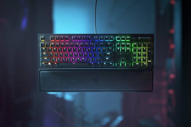 jp Razer ブラックウィドウ v3 - イエロー スイッチ - 米国 黒 PN8261 キーボード