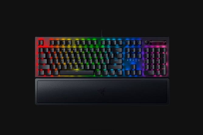 jp Razer ブラックウィドウ v3 - イエロー スイッチ - 米国 黒 PN8261 キーボード