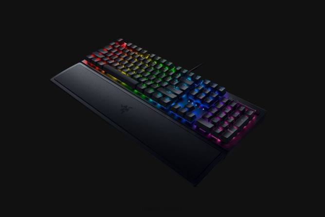 jp Razer ブラックウィドウ v3 - イエロー スイッチ - 米国 黒 PN8261 キーボード